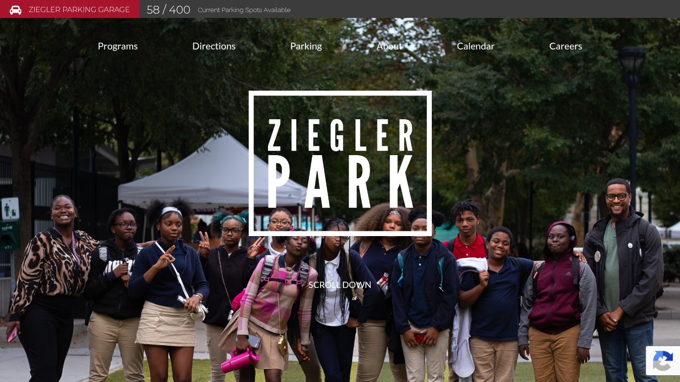 The home page of zieglerpark.org