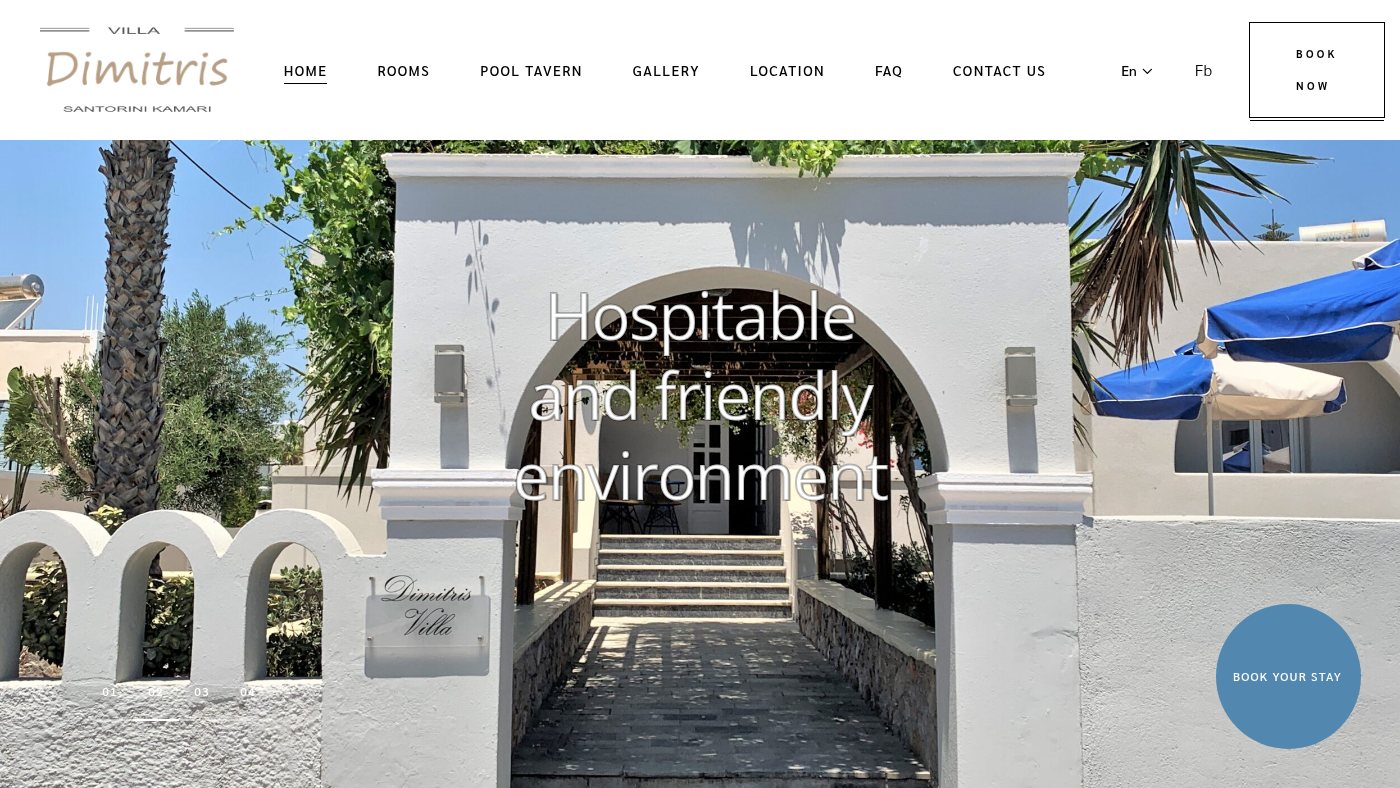 The home page of dimitrisvilla.com