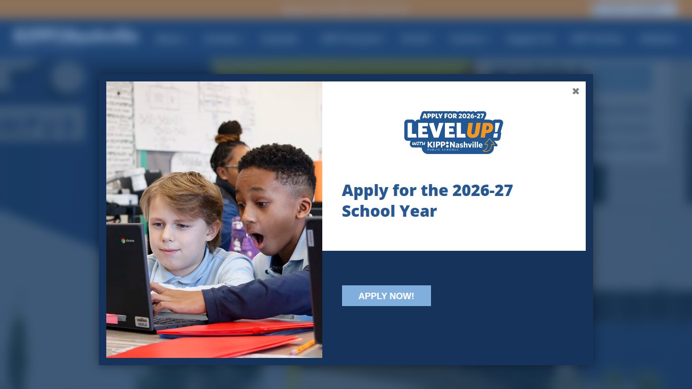 The home page of kippnashville.org