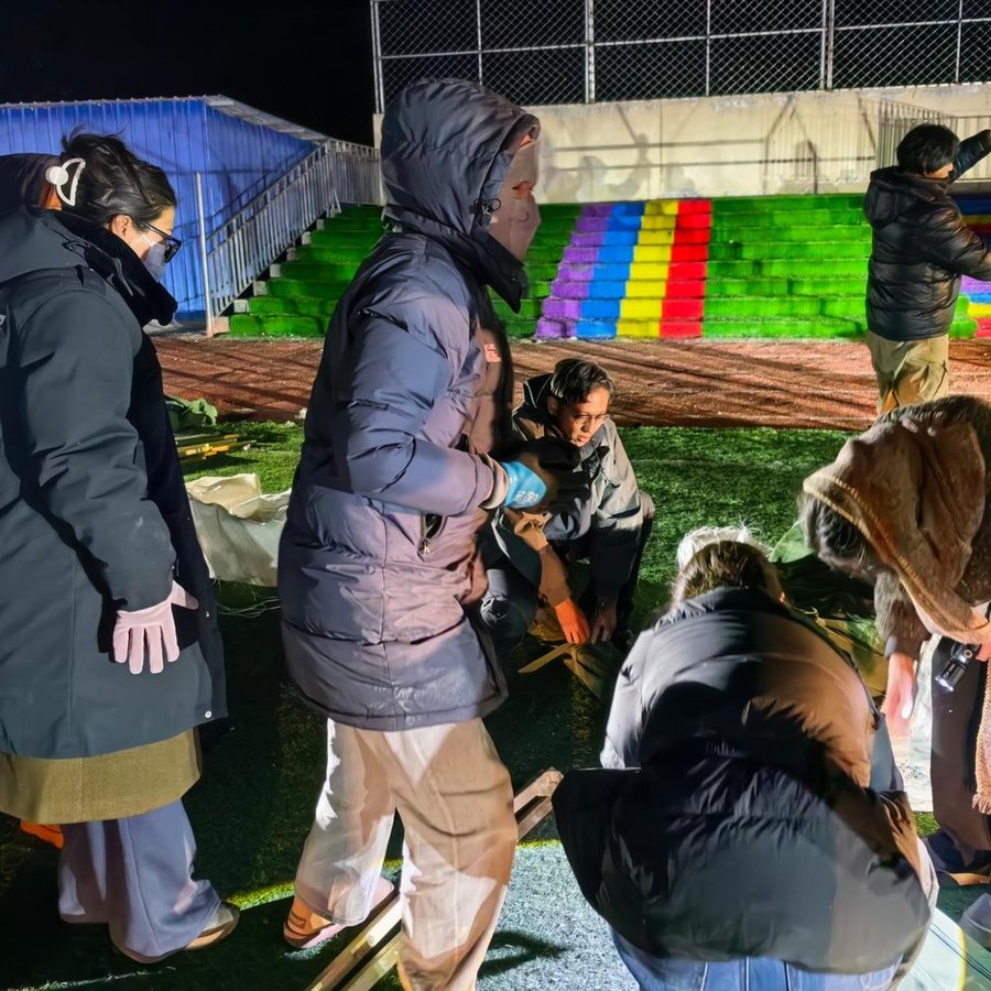 China - Erdbeben der Stärke 7,0 in Tibet - zahlreiche Tote und Verletzte