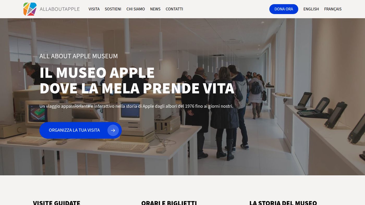The home page of allaboutapple.com
