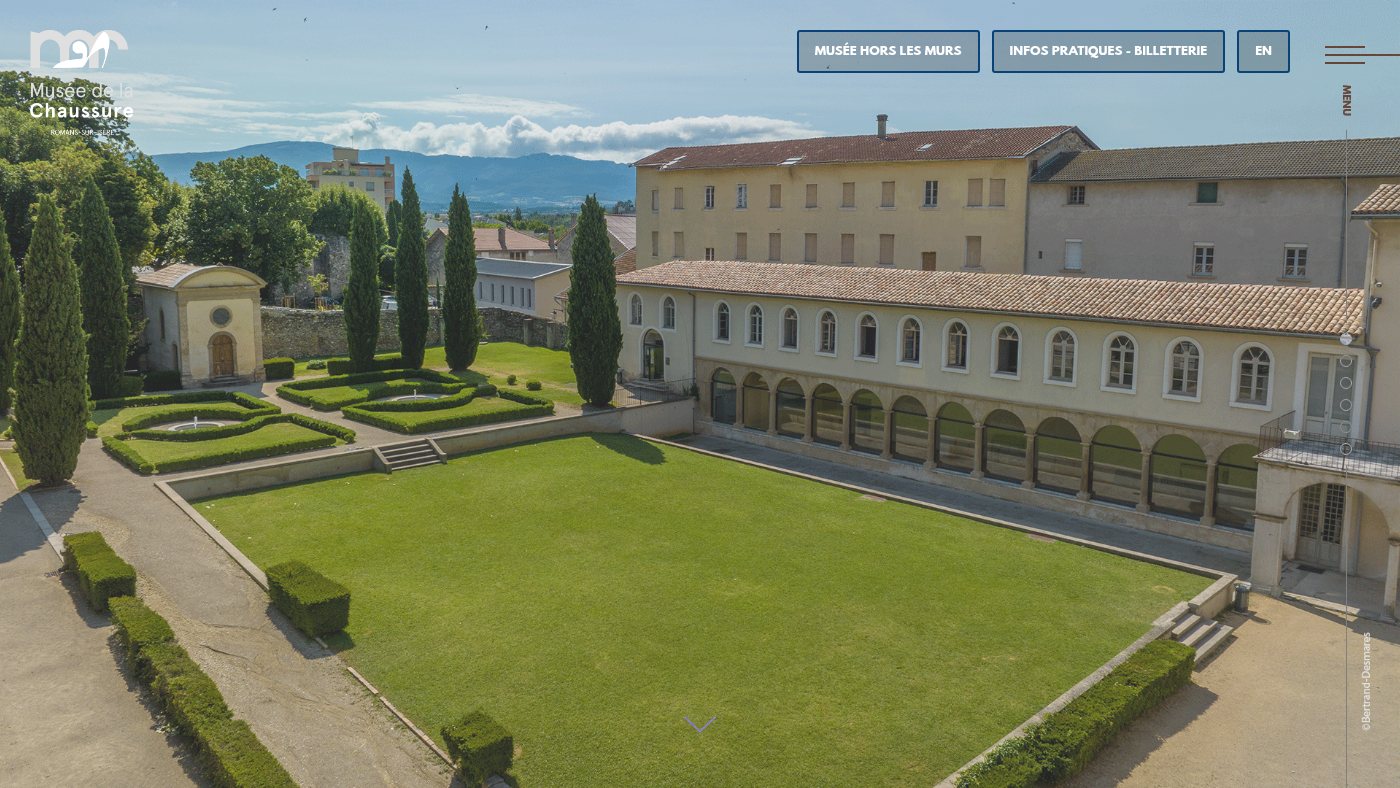 The home page of museedelachaussure.fr