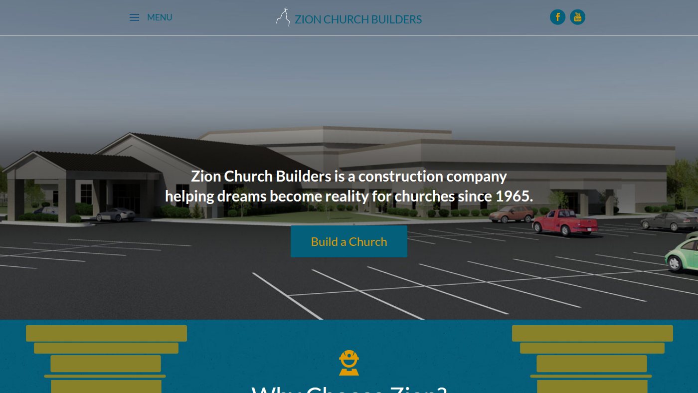 The home page of zionchurchbuilders.com