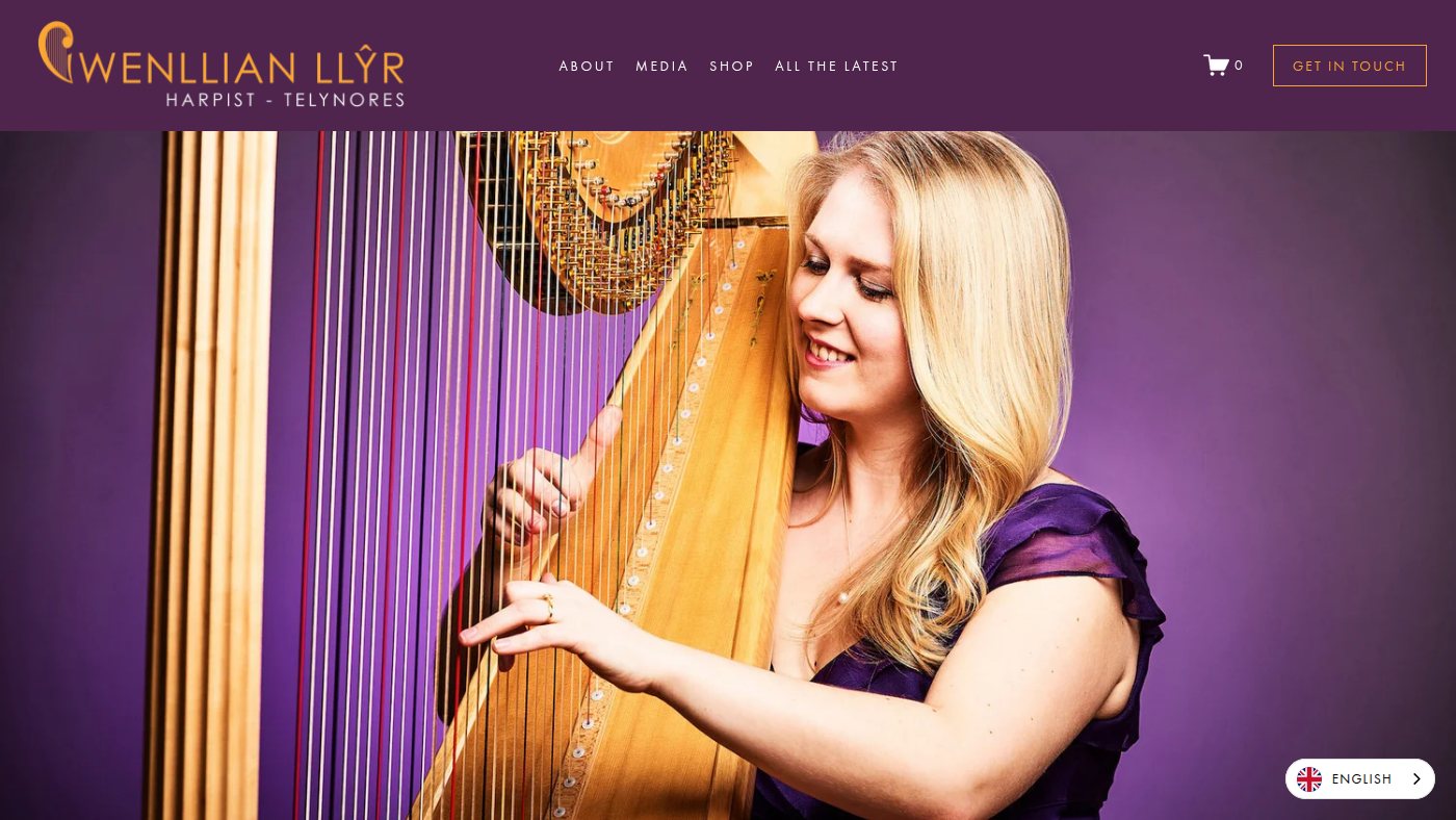 The home page of gwenllianllyr.co.uk