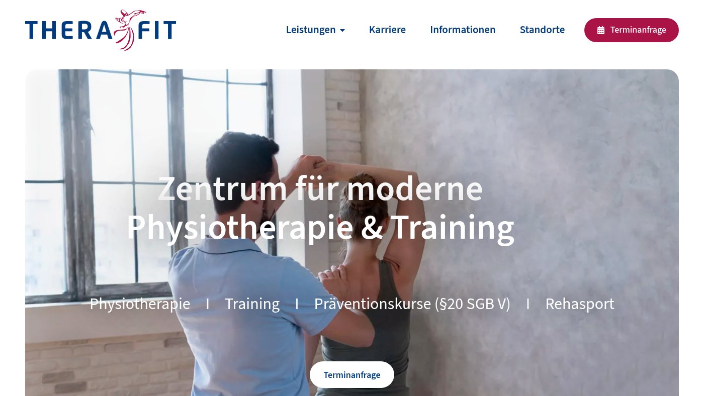 The home page of thera-fit.org