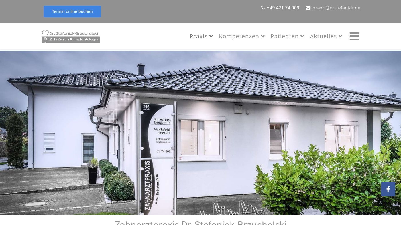 The home page of drstefaniak.de
