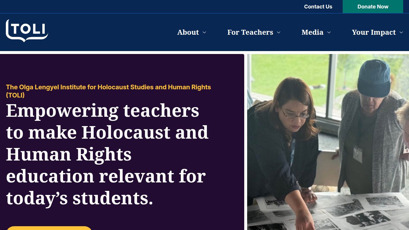 The home page of toli.us
