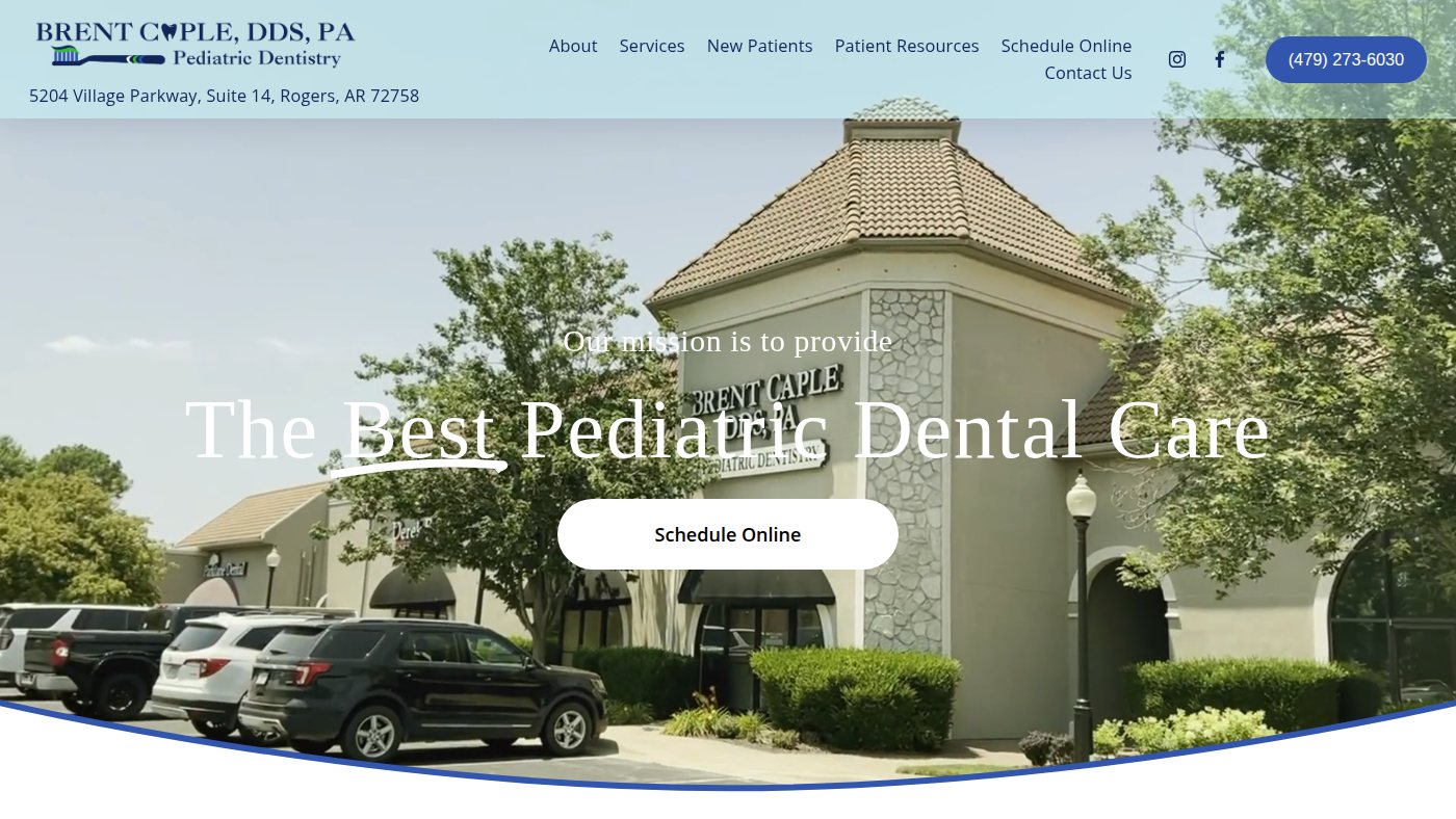 The home page of brentcaple.com