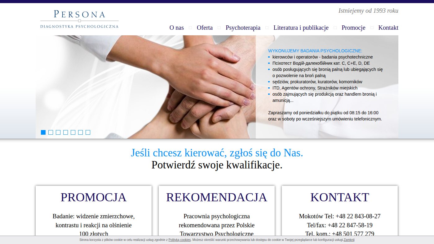 The home page of psychotechnika.pl
