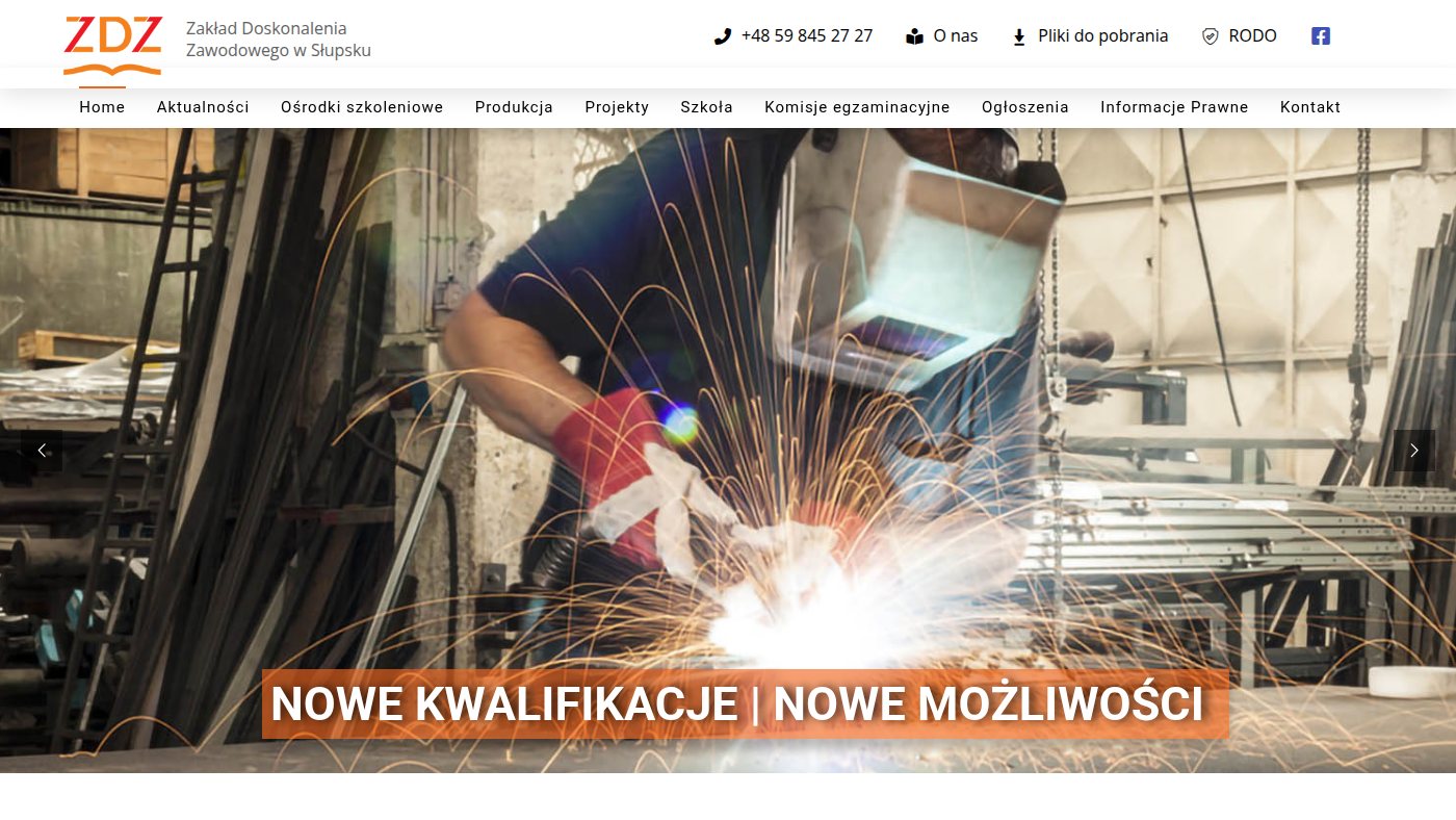 The home page of zdz.slupsk.pl