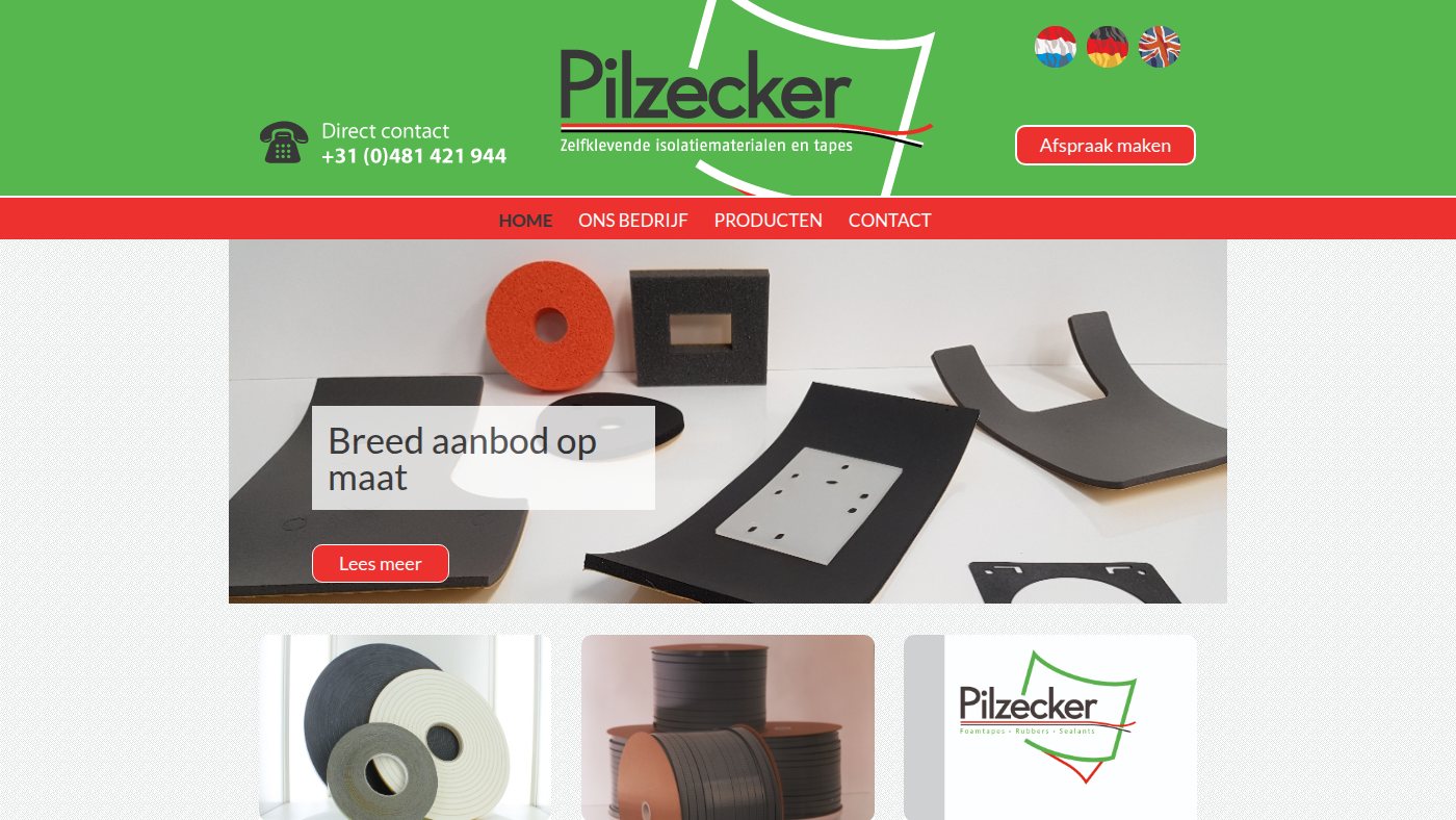 The home page of pilzecker.nl
