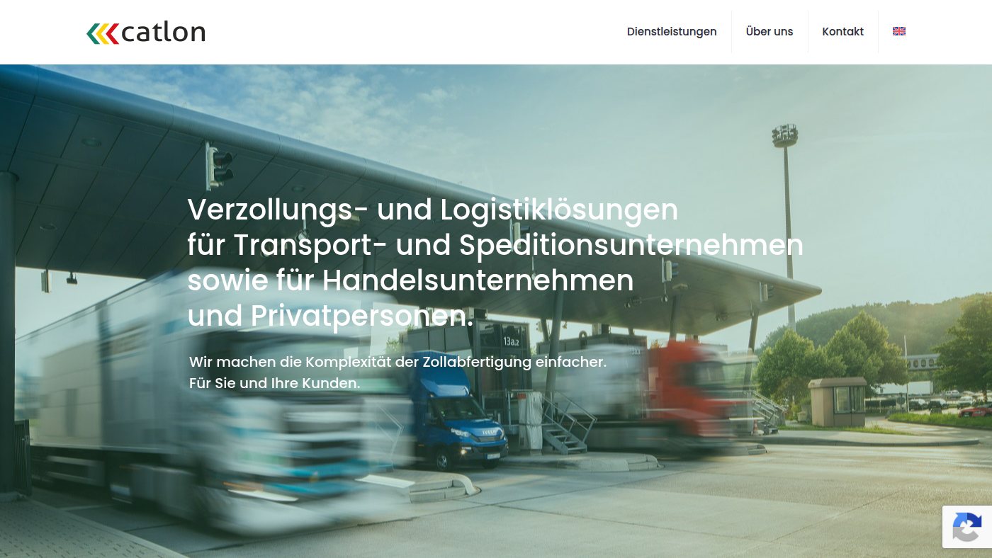 The home page of catlon.ch