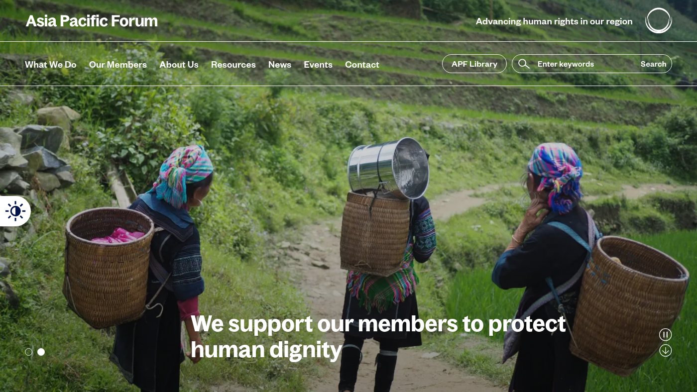 The home page of asiapacificforum.net