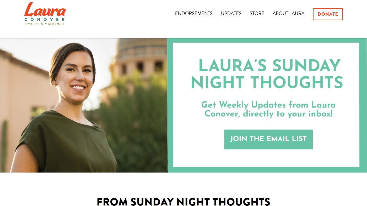 The home page of lauraconover.com