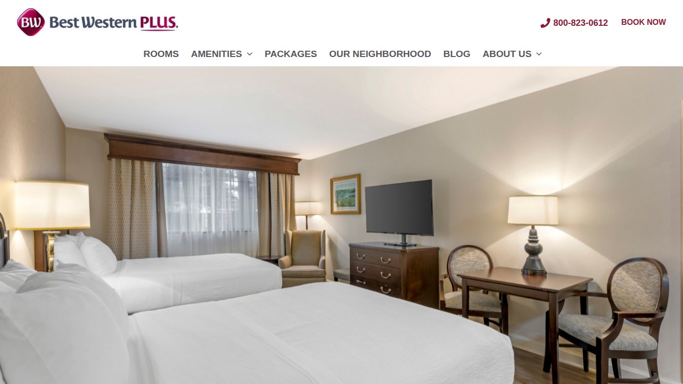The home page of vineyardinnandsuites.com