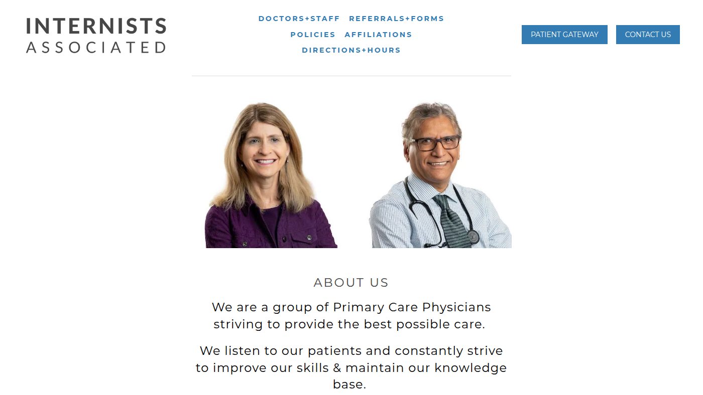 The home page of internists.net