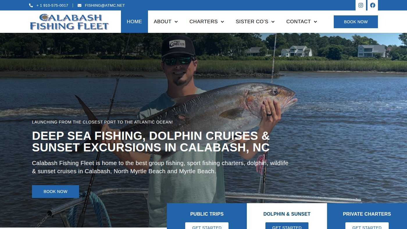 The home page of calabashfishingfleet.com