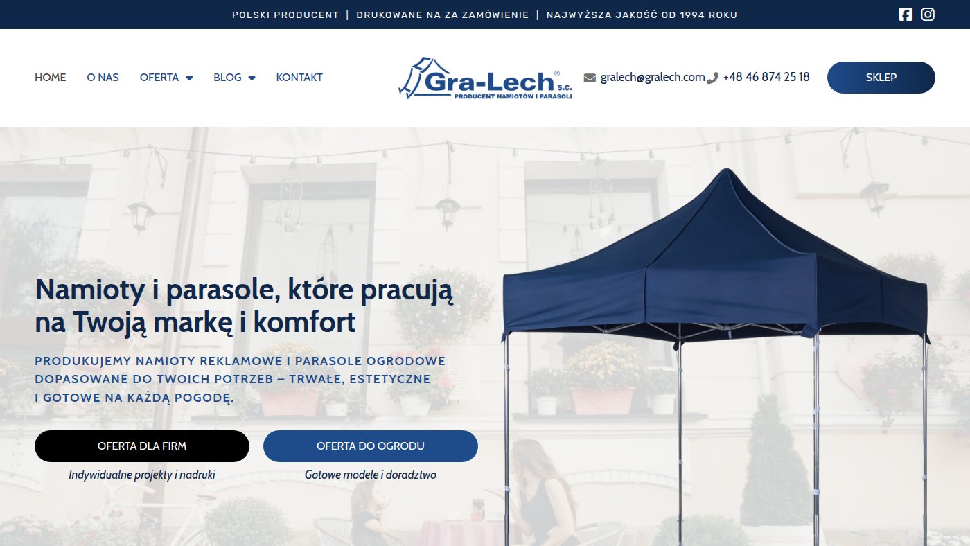 The home page of gralech.com