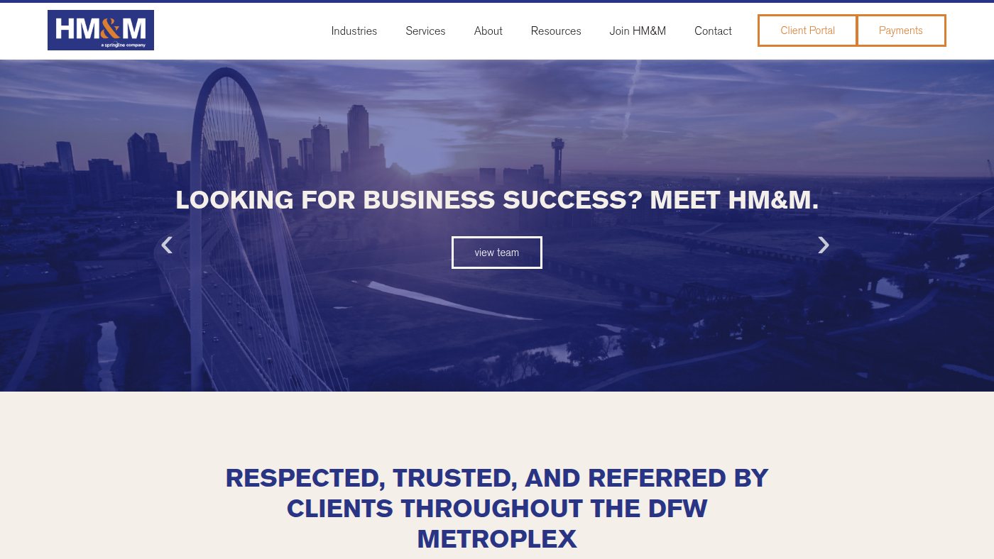 The home page of hmpc.com