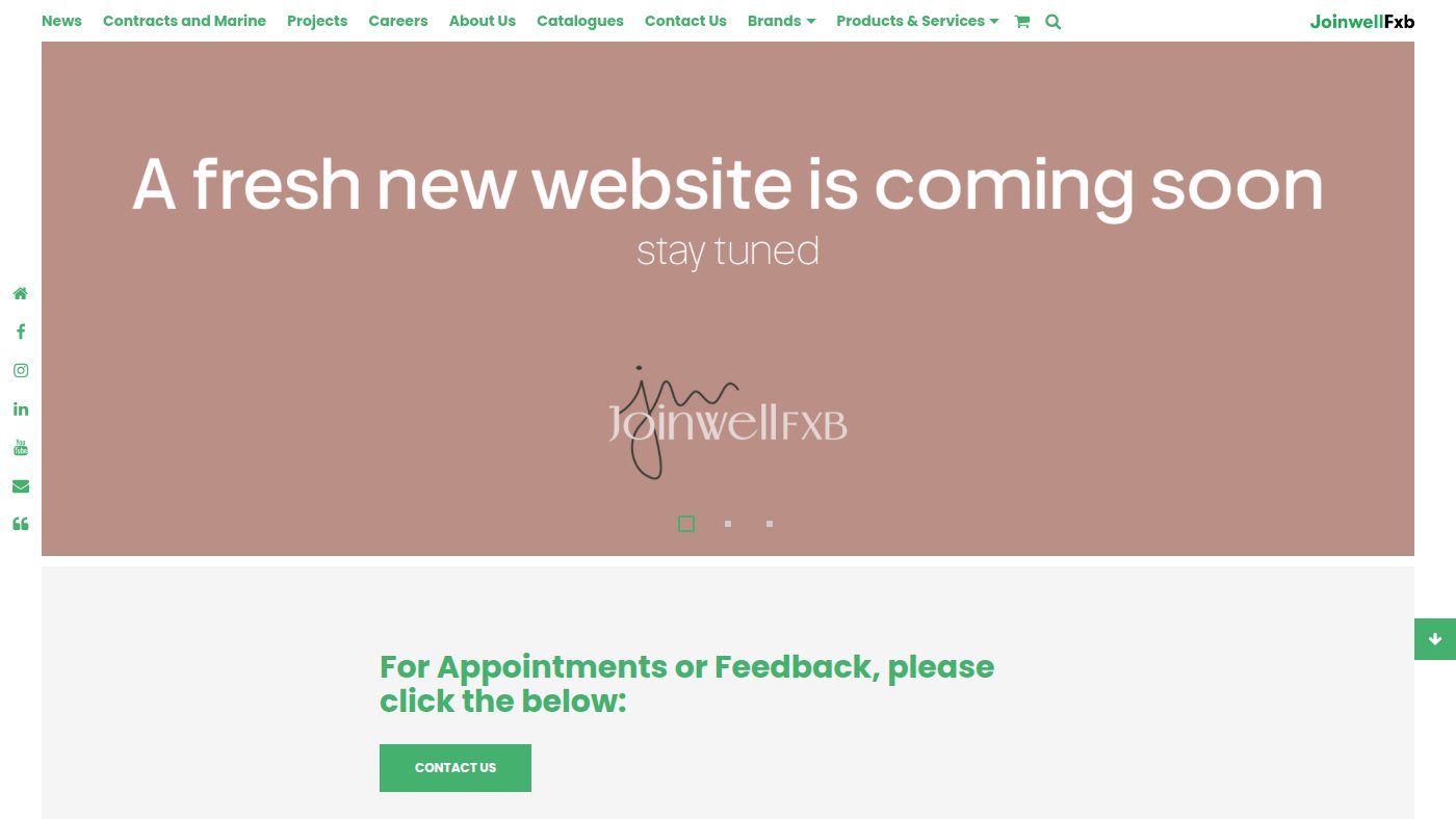 The home page of joinwell.com.mt