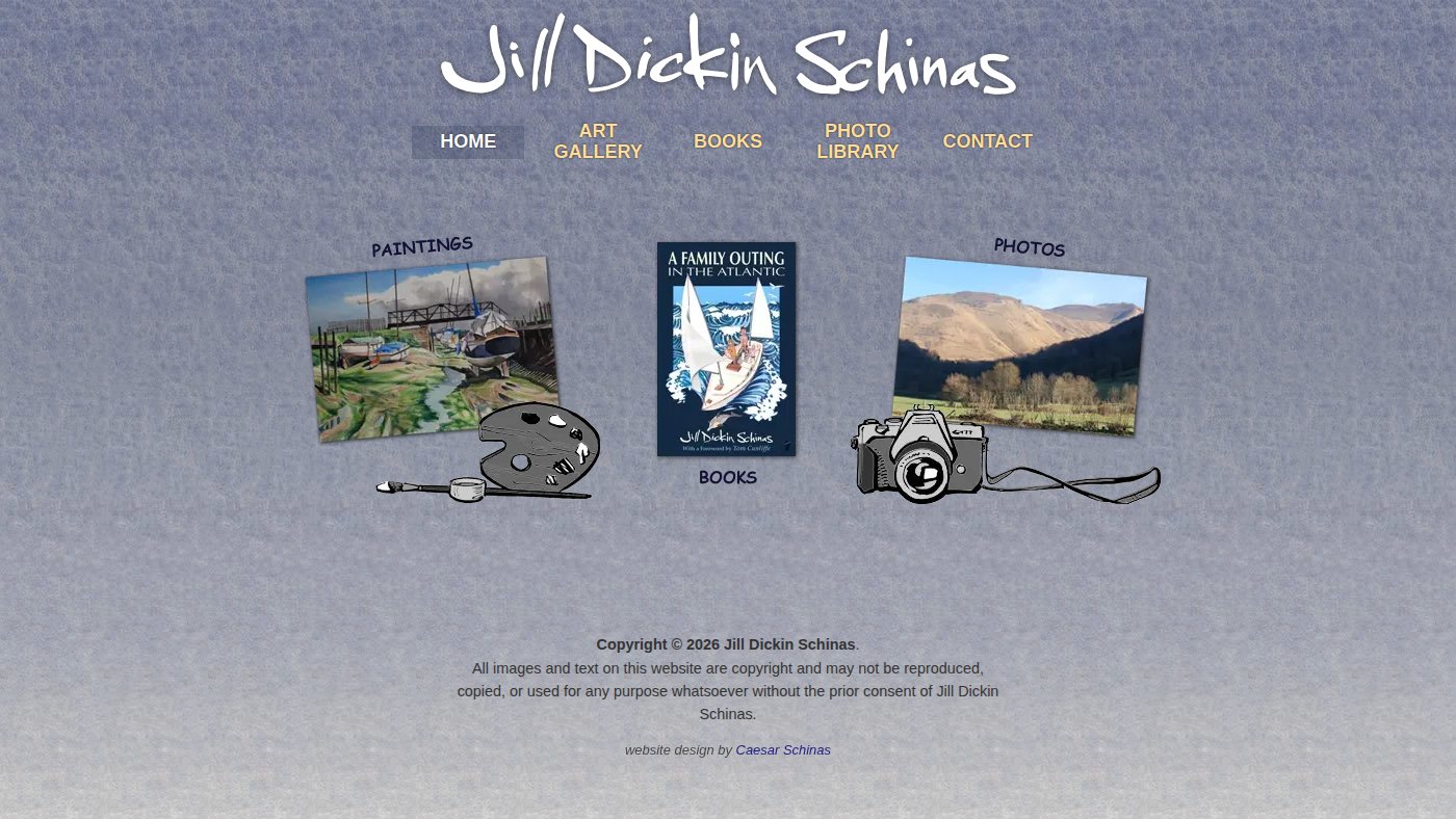 The home page of jilldickinschinas.com