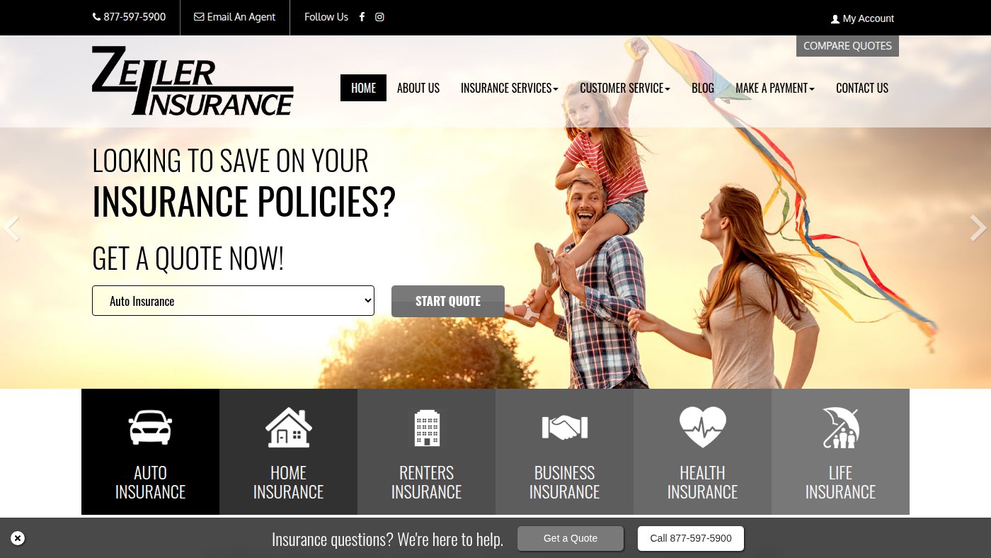 The home page of zeiler.com
