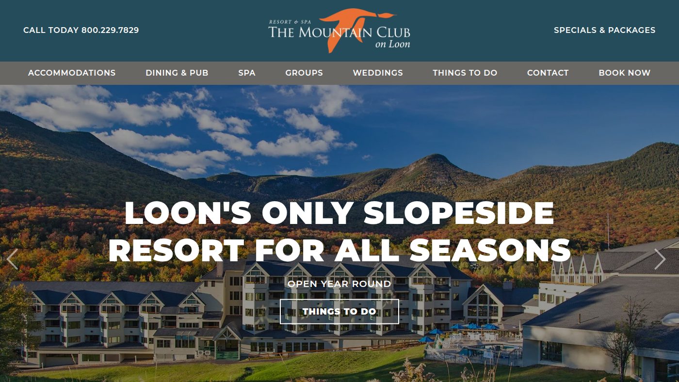 The home page of mtnclub.com