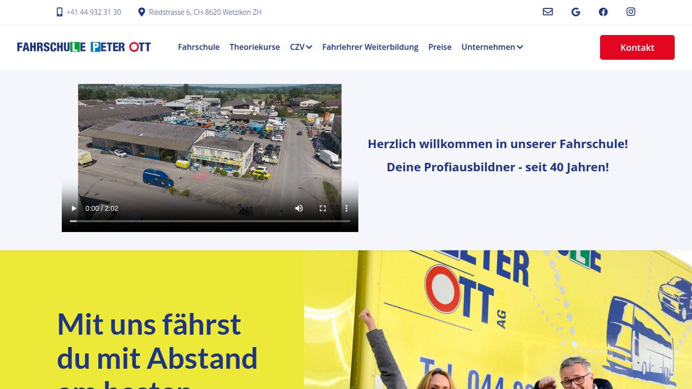 The home page of peter-ott.ch