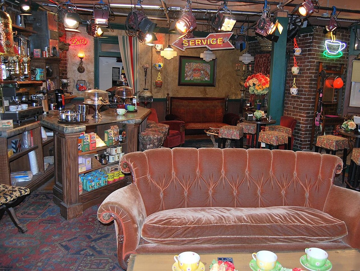 The set of Central Perk at Warner Bros. Studios