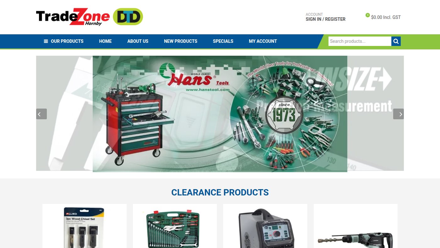 The home page of drillstapsdies.co.nz
