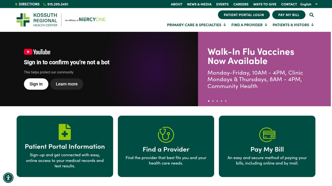 The home page of krhc.com