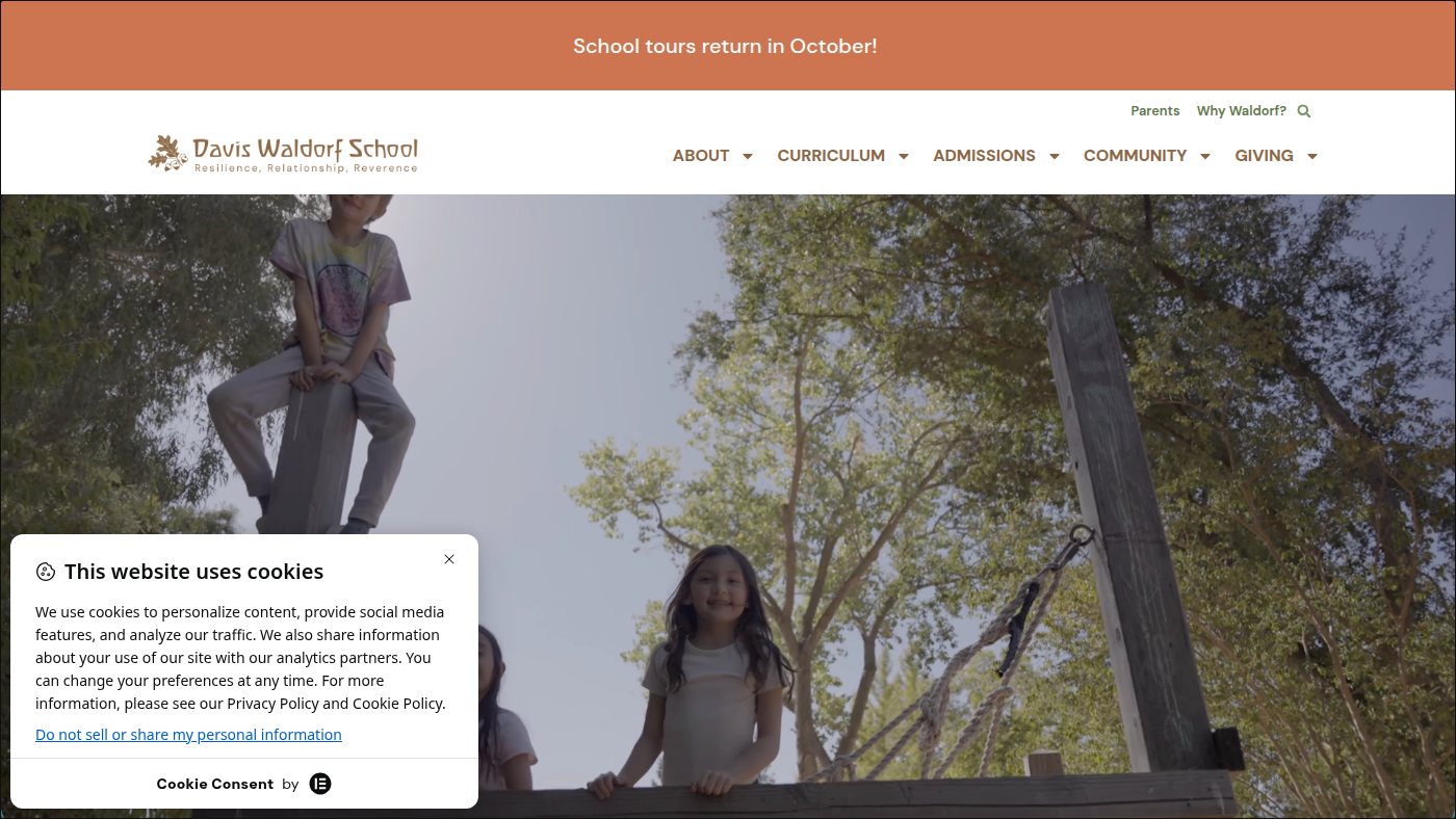 The home page of daviswaldorf.org