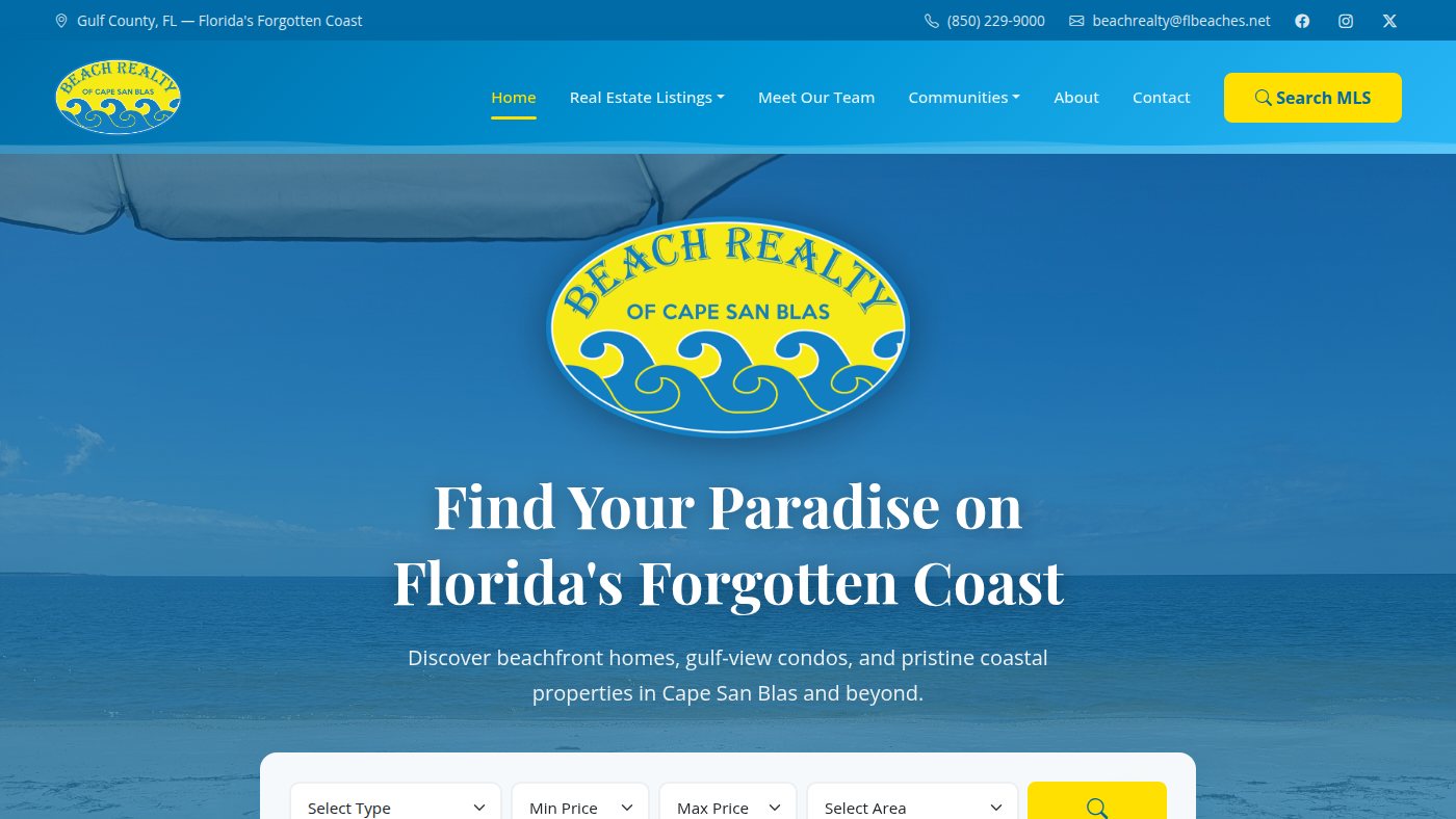 The home page of flbeaches.net