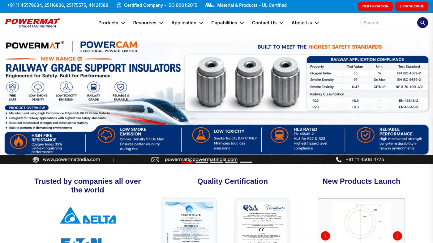The home page of powermatindia.com