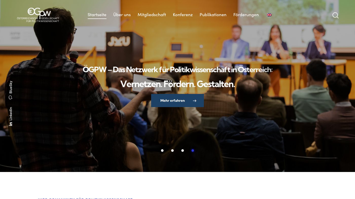 The home page of oegpw.at