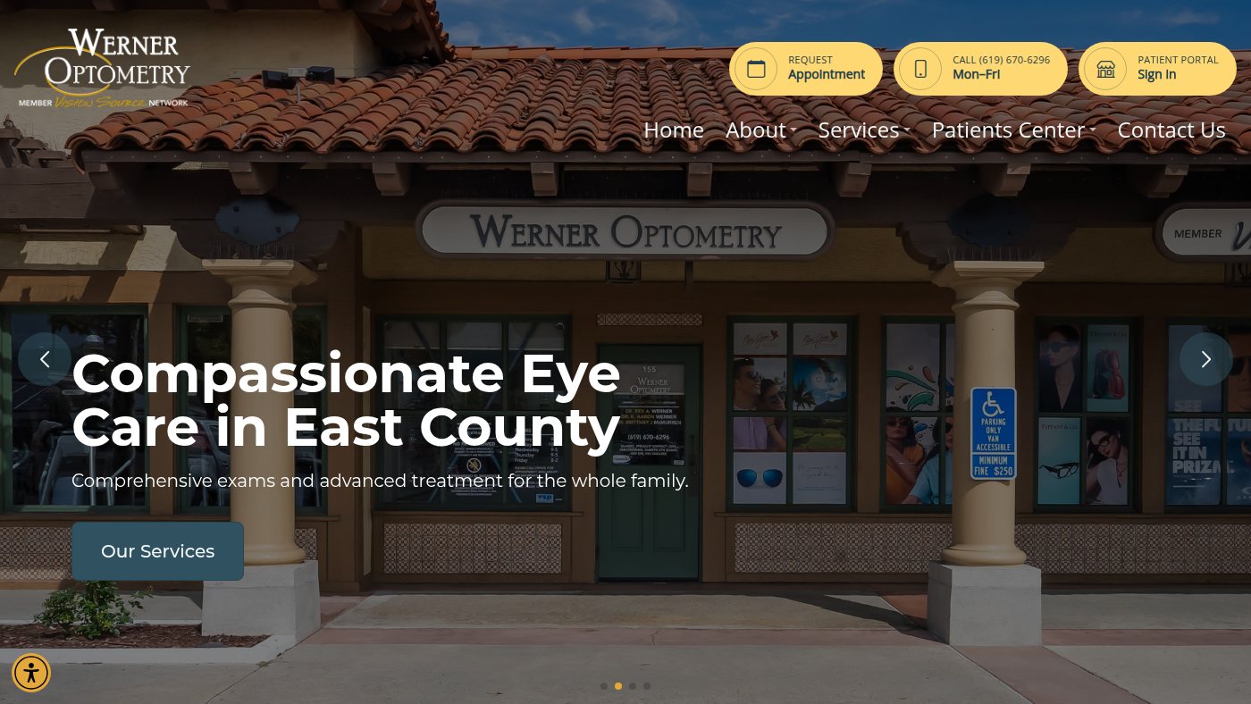 The home page of visionsource-wernerod.com