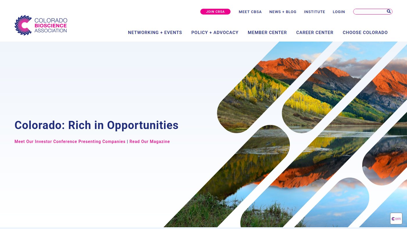 The home page of cobioscience.com