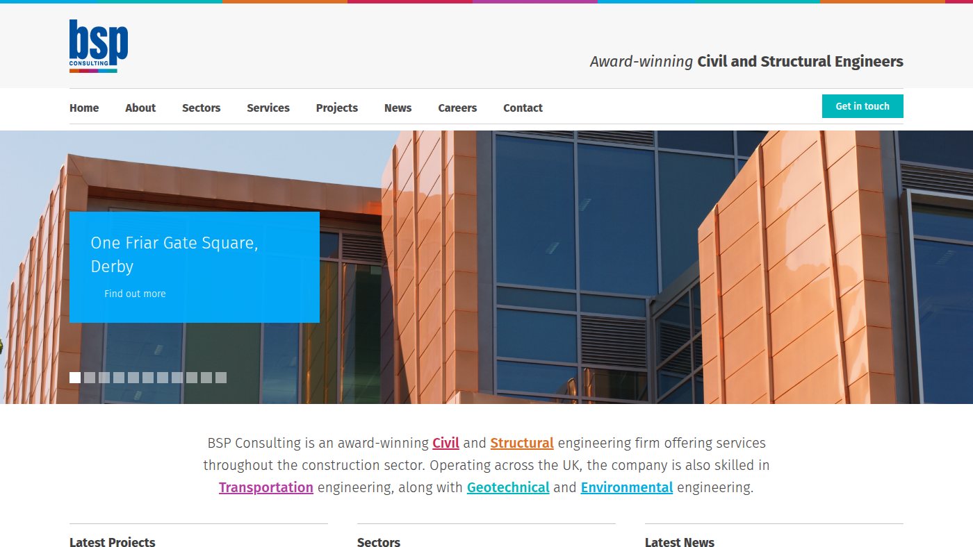 The home page of bsp-consulting.co.uk