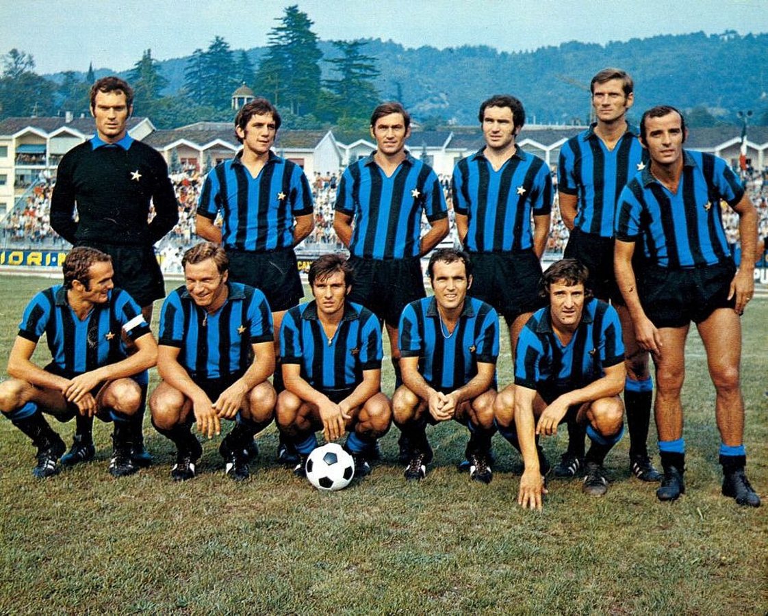 A line-up of F.C. Internazionale Milano during the Scudetto-winning 1970–71 season