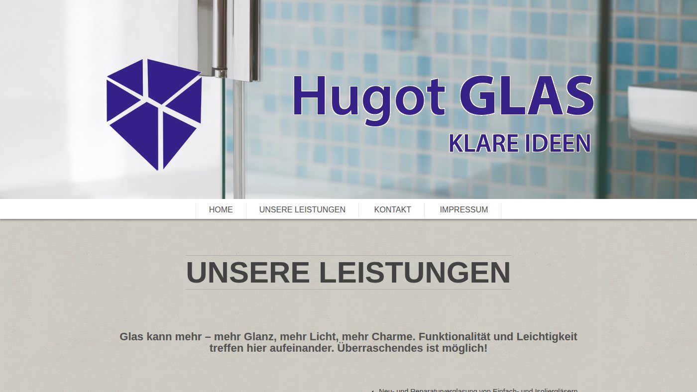 The home page of glaser-berlin.de