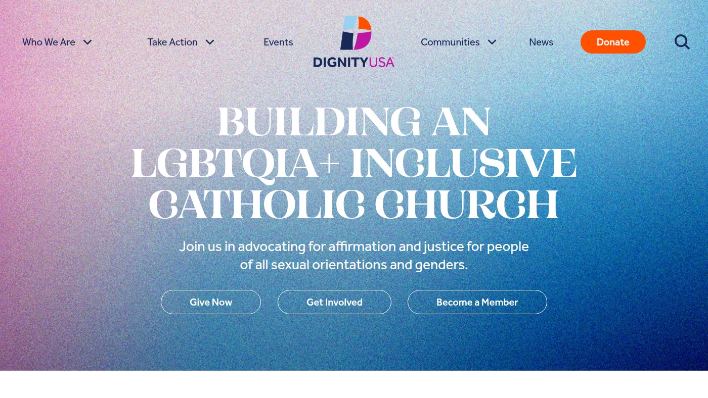 The home page of dignityusa.org