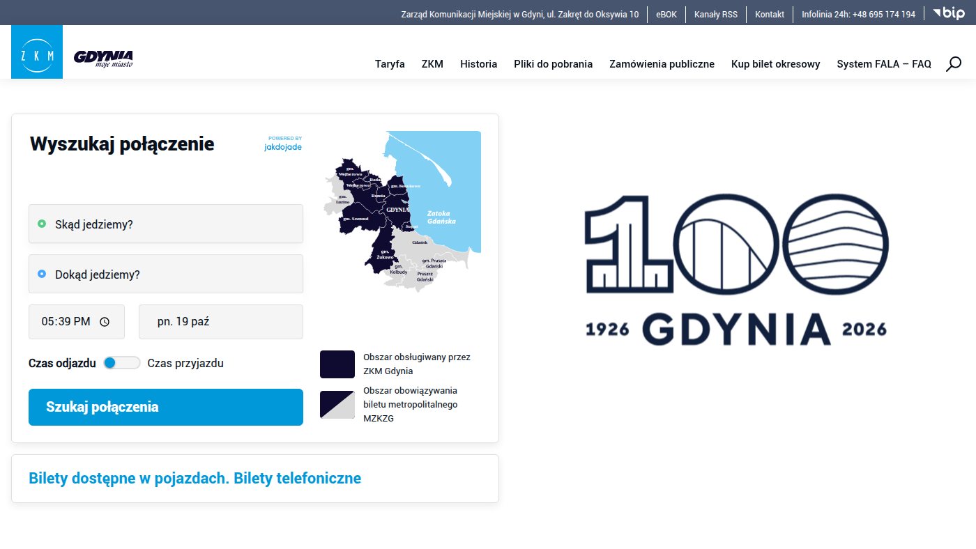 The home page of zkmgdynia.pl