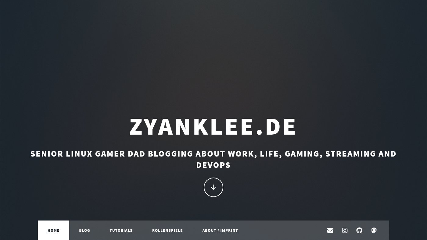 The home page of zyanklee.de