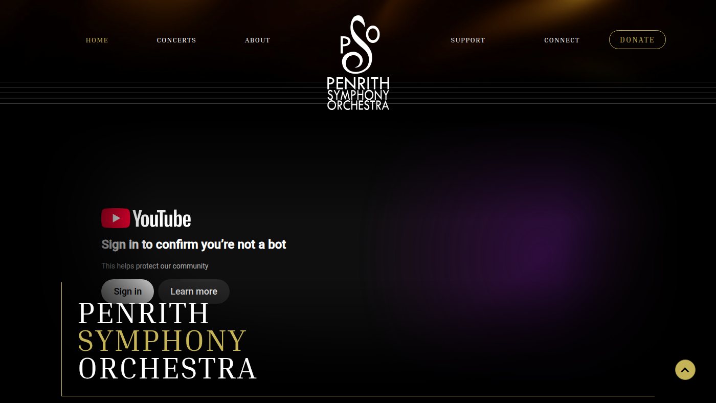 The home page of pso.org.au