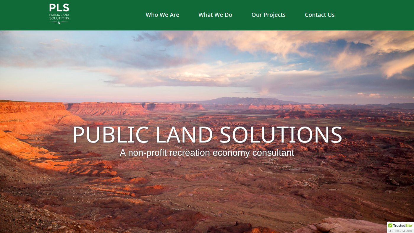 The home page of publiclandsolutions.org
