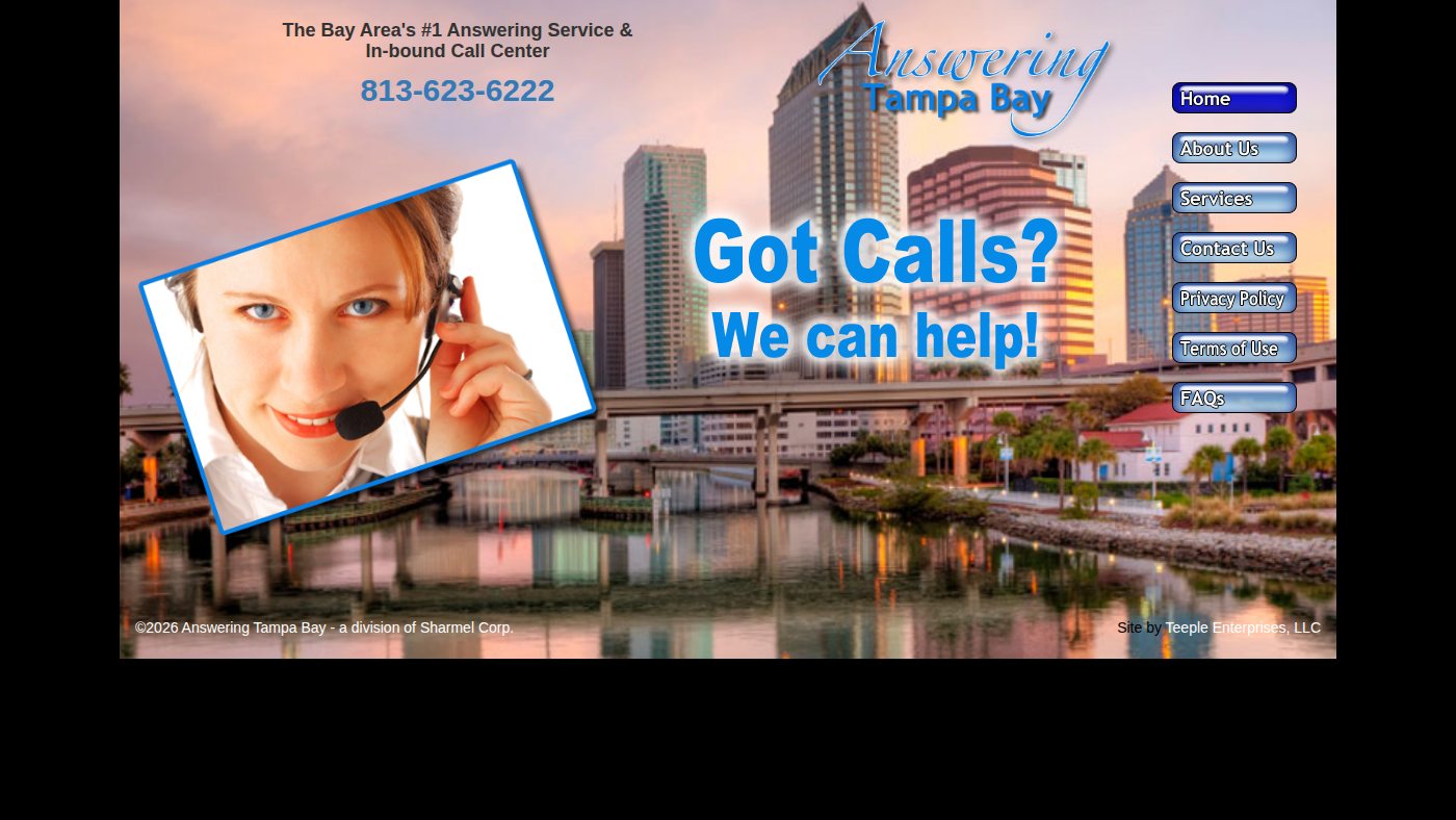 The home page of answeringtampabay.com