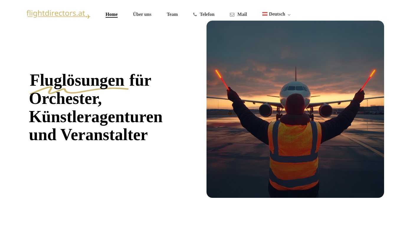 The home page of flightdirectors.at
