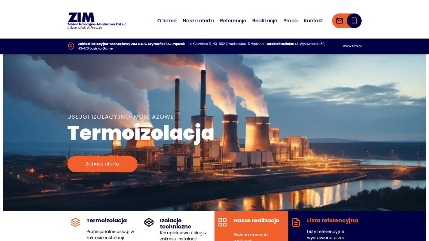 The home page of zim.pl