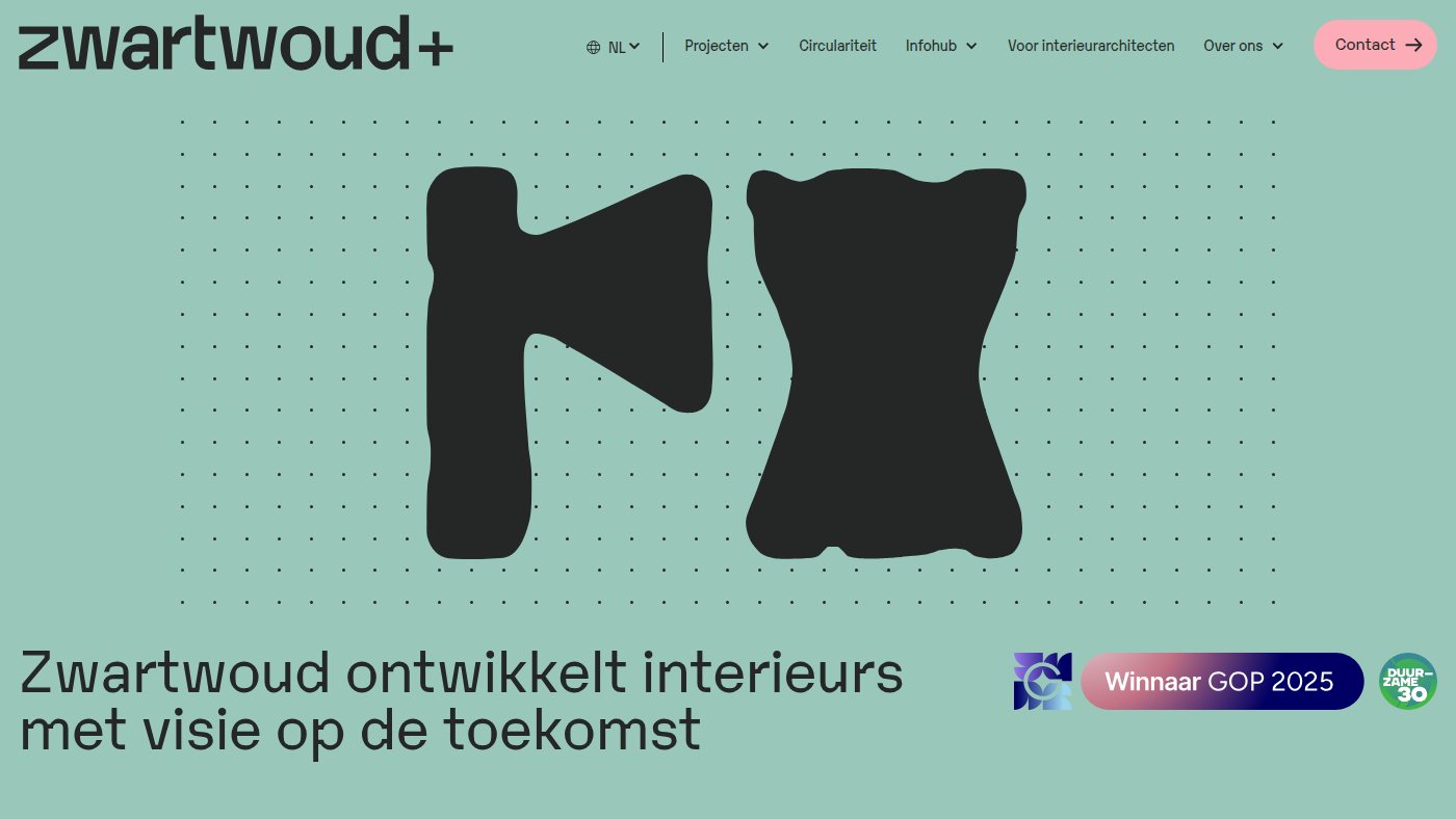 The home page of zwartwoud.nl
