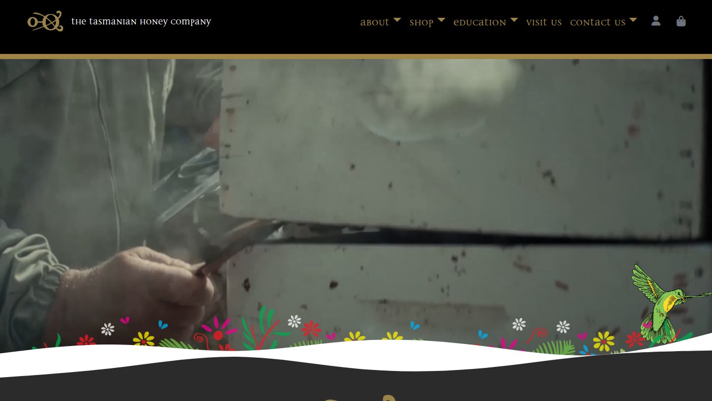 The home page of tasmanianhoney.com